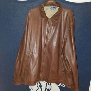 Mens Lamb skin Polo jacket